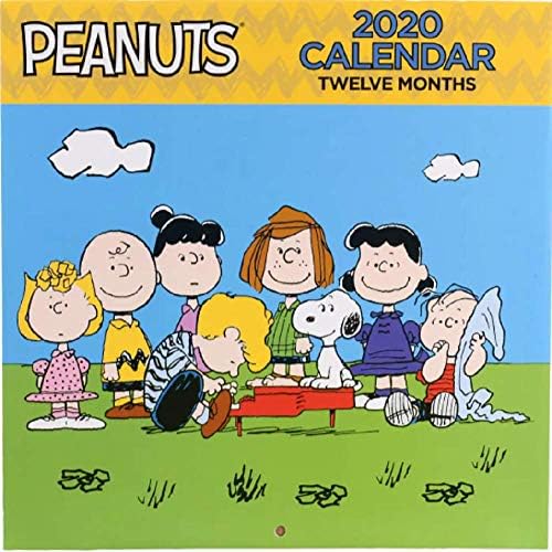 Mogyoró 2020 Havi Naptár - Tizenkét Hónap (Charlie Brown, Lucy, Sally, Linus)