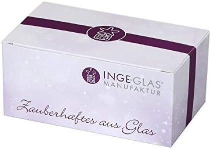 Inge Glas Lucky Lady Bug - Petite 1-473-01 IGM német Karácsonyi Dísz, Ajándék Doboz