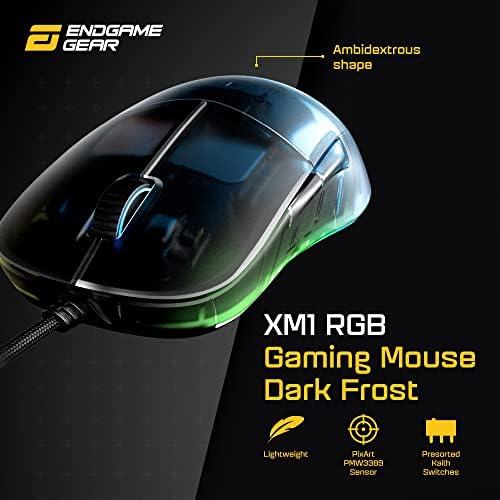 VÉGJÁTÉK FELSZERELÉS XM1 RGB Sötét Frost Programozható Gaming Egér Bundle az MPC 890 Lopakodó Edition