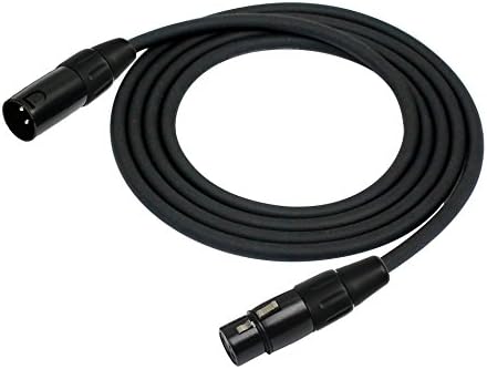 KIRLIN Kábel MPC Mikrofon Kábel, XLR, Fekete, SZERELVÉNY 25 (MPC-270PB-25/BK) & MPC Mikrofon Kábel, XLR,