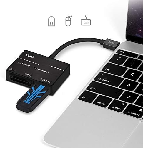 Wanjorlay C-Típusú hogy XQD Kártya Olvasó SD High-Speed Card Reader USB3.0 HUB Nagy Sebességű Kompatibilis