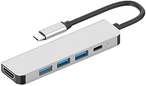 Mobestech Laptop Dokkoló Állomás, USB Töltő Hub 5 1 Multi - Port USB Hub, USB Átalakító Multi USB-Port
