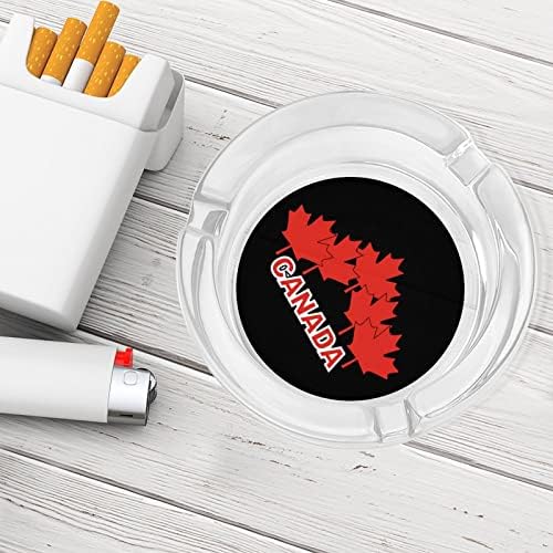 Meaple Levél Kanada Üveg Dohányzó Hamutartó Cigaretta, Szivar Kerek Hamutartó Birtokos Esetben A Beltéri