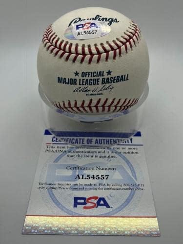Ne Larsen New York Yankees Aláírt Autogramot Hivatalos MLB Baseball PSA DNS *57 - Dedikált Baseball
