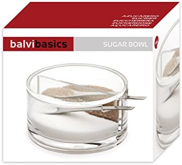 Balvi - Sugar bowl dupla cilindric átlátszó acryl