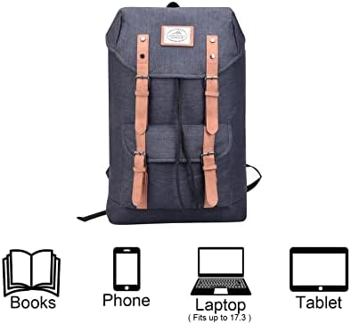 Utazási Laptop Hátizsák, AmazingAction Vízálló Táska College-Bookbag illik 17.3