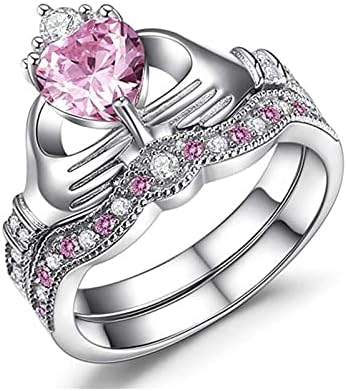 2023 Új Ajándék Fehér Kő Ékszer Kézzel készített Vágott Luxus Gyűrű, Eljegyzési Gyűrűk, Ékszerek, a Nők