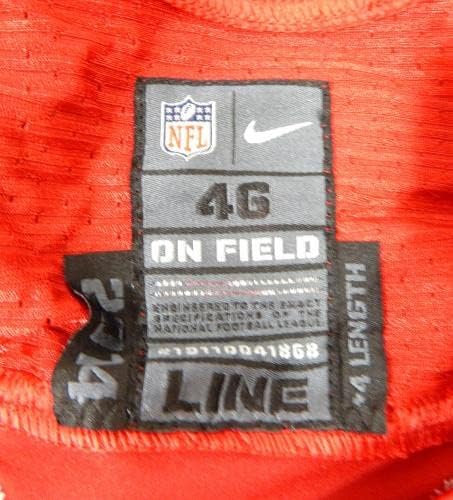 2014-ben a San Francisco 49ers Demarcus Dobbs 83 Játék Kiadott Piros Mez 46 DP35621 - Aláíratlan NFL