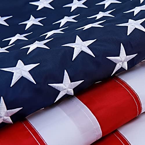ZWXT Amerikai Zászló 3x5FT Kültéri, nagy teherbírású Zászló Legerősebb Leghosszabb Tartós Készült Nylon