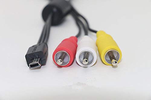 Mini USB-3 RCA Kábel, AV Sztereó Audio Video Kábel Csere Canon AVC-DC400ST Canon EOS 7D, 60D, 60Da,70D,100D,550D,