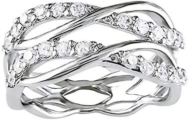 Cheaps Gyűrűk Nők Utazási Szuvenír Ábra Multi-Line Nyolc Réz Gyűrűt váltott soros Gyűrű Gyűrűk Kövér Gyűrűk