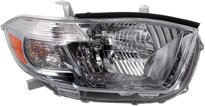 Rareelectrical Új Jobb Halogén Fényszóró Kompatibilis Toyota Highlander 2011-2013 által cikkszám 81110-0E110