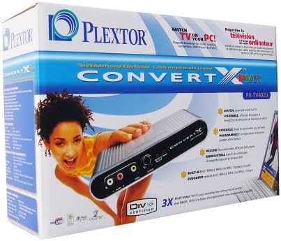 Plextor PX-TV402U-NA ConvertX PVR Személyes Videó Felvevő PC