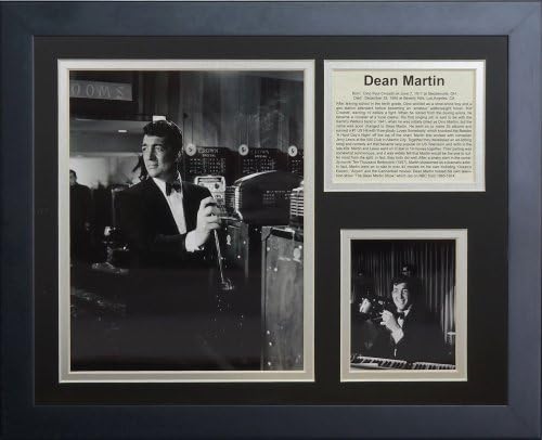 Legendák Soha nem hal meg , Dean Martin II Bekeretezett Fotó Kollázs, 11 x 14-Es, (16219U)