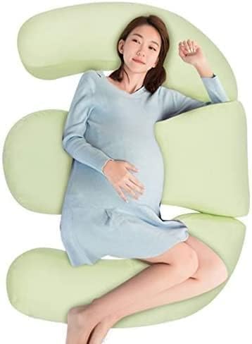 MXJCC Terhesség alatt a Párnát E Alakú, Kismama Párna Alvás, a Terhesség Természetes cottonfor Nők Mosható