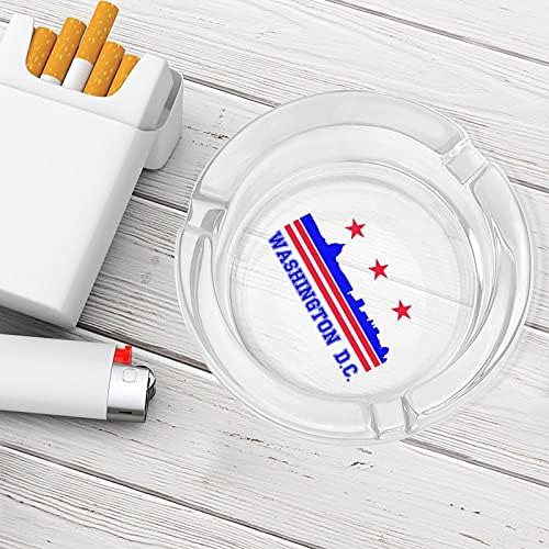 Washington DC Város Cigaretta a Dohányzók Üveg Hamutartó hamutartó Az Otthoni Irodai Asztallap Asztal