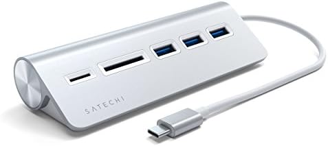 Satechi USB-C Combo Hub Asztali - USB-A 3.0 Adatok Portok & Micro/SD Kártya Olvasó - Kompatibilis Apple
