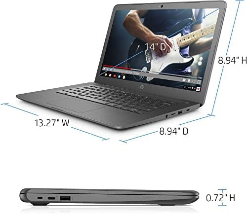 HP Chromebook 14 Laptop FHD, Dual-core Intel Celeron Processzor N3350, 4GB RAM, 64 gb-os eMMC Tároló,