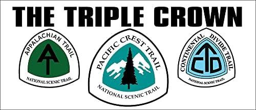 A Hármas Korona Matrica, Appalache-Trail, a Pacific Crest Nyomvonal, valamint a Continental Divide Nyomvonal