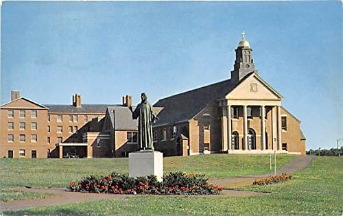 Krisztus A Tanár Kápolna & Szobor a Merrimack Főiskola North Andover Massachusetts Képeslap