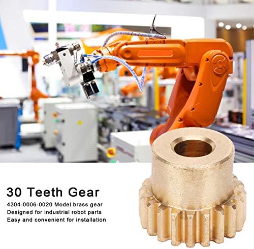 Auliuakz 20 Fogak Felszerelés Ipari Robot Felszerelés 4304-0006-0020 Sárgaréz 20 Fogak Felszerelés 6mm
