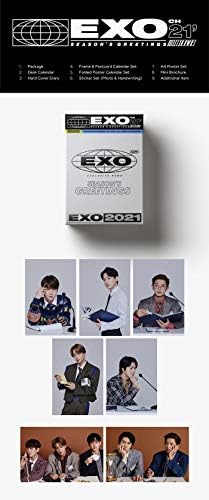 EXO - 2021 ünnepeket Naptári Set+Extra Photocards Készlet