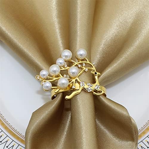 LEPSJGC Szalvéta Gyűrű Szalvéta tartó Vacsorák Felek Esküvői Asztal Dekoráció Kiegészítők
