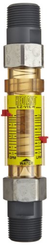 Hedland H621-628-R-EZ-Nézet Áramlásmérő A Szenzor, Polyphenylsulfone, Használható Víz, 4.0 - 28 gpm Áramlási