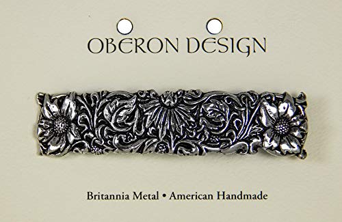 Vadvirág hajcsat, Kézzel Készített Fém Hajcsat Készült az USA-ban egy közepes 70mm Klip Oberon Design