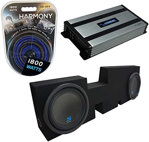 Harmónia Audio HA-A800.1 Kompatibilis 2017-FEL Ford F-250-Szuper Crew Cab Teherautó D Osztályú Mono 1600W