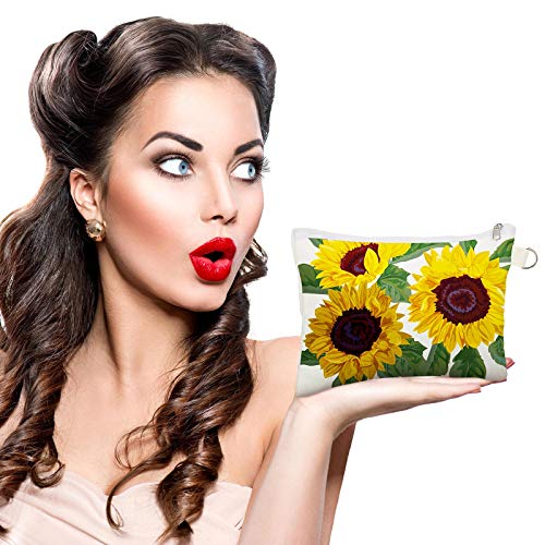 Weewooday Szublimációs Üres Kozmetikai Táskák Többcélú DIY hőátadás Smink Táskák Tisztálkodási Tok Vas