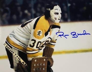 Ross Brooks Dedikált 8x10 Fotó - Dedikált NHL-Fotók