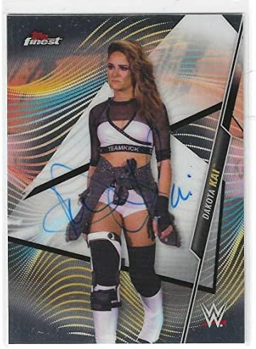 Dakota Kai Aláírt 2020 Topps Legjobb WWE NXT Kártya 76 - Dedikált Birkózás Kártyák