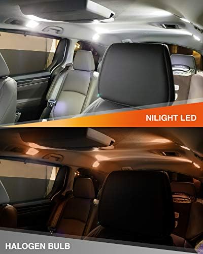 Nilight 350% - kal Fényesebb, 9005, valamint 9006 LED-es Fényszórók 4 Csomag Plusz 194/168/2825/W5W LED