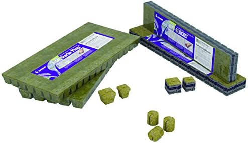 Az eszközök & Harware 2. - Starter Mini-Blokk Lyuk - Stonewool - 24 Blokk Per Strip - Grodan 713045, Modell: