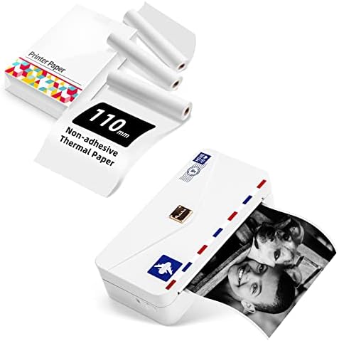 Memoqueen M04AS Mini Matrica Nyomtató - Pocket Termikus Nyomtató Vezeték nélküli Hordozható Nyomtató iPhone