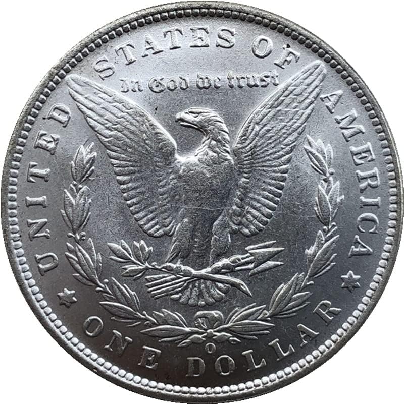 1885O Kiadás Amerikai Morgan Érme Ezüst Dollár Réz ezüstözött Antik Kézműves Külföldi Emlékérme