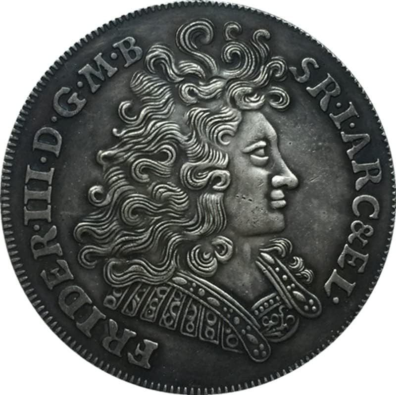 1695 német Érmék Réz ezüstözött Antik Érmék, Érme, kézműves Gyűjtemény blowable