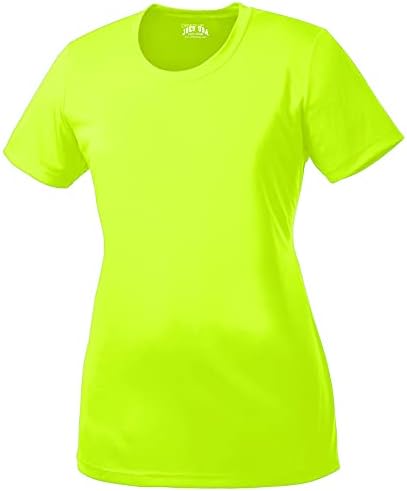 DRI-Felkészítse a Nők Neon Színű tömegeket Sportos póló Méretek: S-4XL