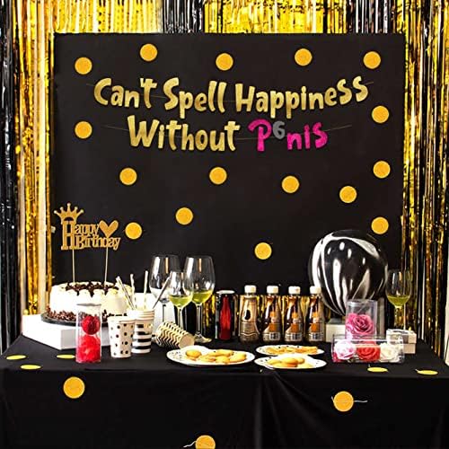 Vicces Búcsúztató Arany Glitter Banner - Lánybúcsú Dekorációk, Szívesség, illetve Utánpótlás - Meleg Legénybúcsú