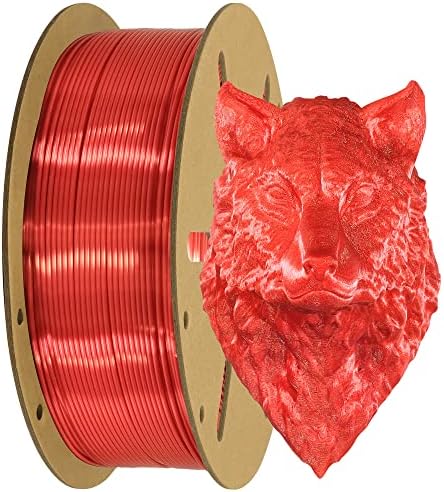 MKOEM Selyem Fényes, Piros PLA 1.75 mm-es 3D-s Nyomtató Szálban, 1KG 2.2 KG 3D-s Nyomtatási Anyag Selyem