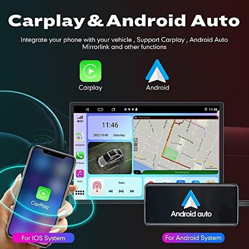 WOSTOKE 13.1 Android Rádió CarPlay & Android Auto Autoradio Autós Navigációs Sztereó Multimédia Lejátszó,
