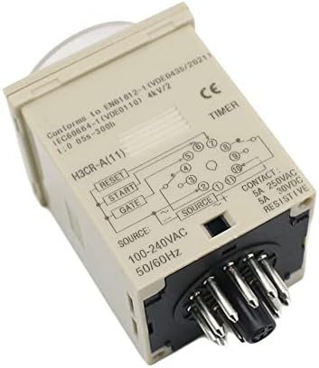 PIKIS H3CR-EGY 11 pin AC 100-240V idő Relé H3CR series12VD 24VDC 100-240VAC 24-220VAC-DC Időzítő (Méret