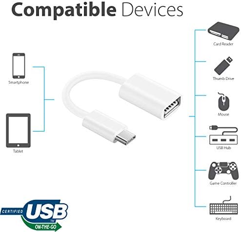 OTG USB-C 3.0 Adapter Kompatibilis A Philips TAT1235RD/97 Gyors, Ellenőrzött, Több használható Funkciók,