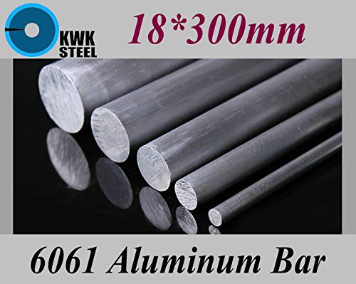 Anncus 18 * 300 mm-es Alumínium 6061 Kerek Bár Erős Alumínium Rúd Keménységét, az Ipar, vagy DIY Fém Anyag