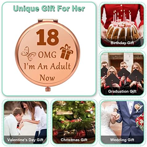 18. Születésnapi Ajándékok Lányoknak 18 Éves Szülinapi Ajándék a Lányom barátja testvére Kompakt Smink