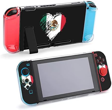 Grunge-os Mexikói Szív Zászló Kompatibilis Kapcsolót Aranyos védőtok, Dokkolható Nyomtatott Fedezni Nintendo
