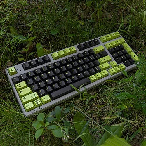 mintcaps Doubleshot Keycaps Zöld Fekete Keycaps 121 Kulcsok Cseresznye Profil Egyéni Keycaps Meghatározott