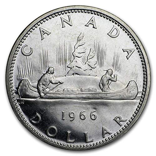 1966 CA Kanada Ezüst Dollár Dollár Osztályozatlan
