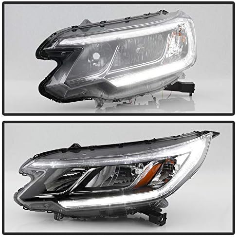 ACANII - A 2015- Honda CRV EX |EX-L | SE Halogén Típusú w/DRL LED Fényszóró Fényszóró Szerelvény Pár